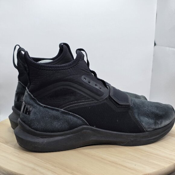 Puma Phenom Ignite Satin Mesh EP Training Women Sneakers Black Size 9.5 Shoes - Picture 3 of 10